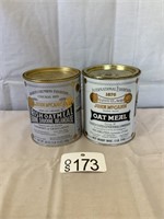 John McCann's Oatmeal Cans - Set