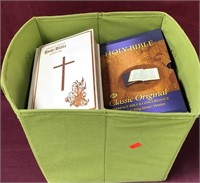 Tote With Ten Bibles Or Related Books