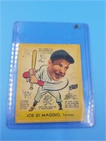 Joe DiMaggio big league Chewing gum baseball card