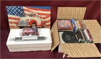 Box Of CD's, Spirit Of America Caboose, And C