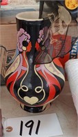 Japan Pottery Vase, Jolly Roger flag
