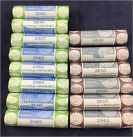 Fourteen $2 Rolls Of US Mint Westward Journey