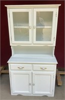 Painted Hutch Two Drawers Two Cabinets