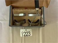 Double Rosette & Timbale Iron in Box