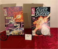 Silver Surfer Two Pack Comic Books 1988 1989