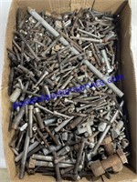 Flat of Mostly Allen Head Bolts