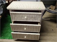 Wicker 3 drawers