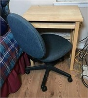 Small Computer Desk and Chair