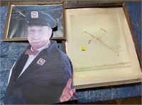 2 Vintage Plane Pictures and Maytag Man