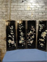 4 Beautiful Vintage Japanese Mother Of Pearl