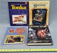 Tonka, Buttons, Keen Kutter,Collector Books