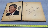 Old Scrapbook Full of Movie Star Cutouts