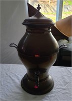 Large metal beverage dispenser