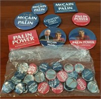 819 - LOT OF COLLECTOR CAMPAIGN BUTTONS