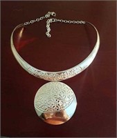 Sterling Collar Necklace 45 G