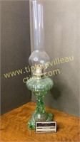 Green depression oil lamp