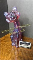 Fenton pink carnival alley cat chip on ear