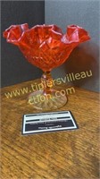 Amberina ruffle candy compote