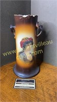 Warwick painted gypsy vase