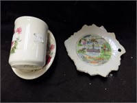 Canadian plate collector plate and cup