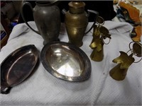 Silver plate , brass home decor