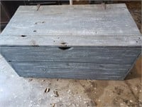 grey wooden box