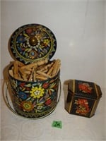 Vintage Tins and Old Clothespins