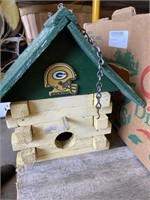 small one Green Bay Packer birdfeeder