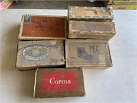 vintage cigar boxes