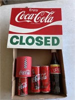 vintage Coke items including some from overseas