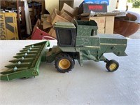 John Deere toy combine