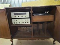 Fisher receiver & Fisher amplifier, old record