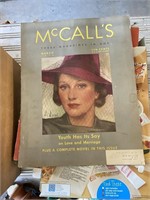 McCall’s and American home magazines from 1937