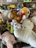 assorted stuffed animals