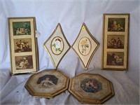 assorted floral pictures made in Italy