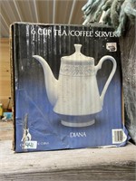 six cup tea and coffee server Diana pattern