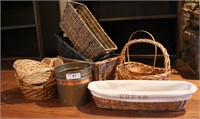 Assorted Storage Baskets