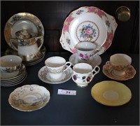 Lot of Assorted Teacup & Plates Sets