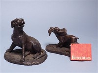 Pair of Heredities Dog Figurines