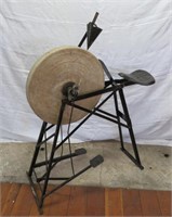 Grinding Wheel w/seat & oil drip funnel -H 30"