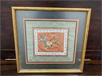 Framed Silk Tapestry