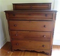 Dresser - 4 drawers - with key - -dovetail