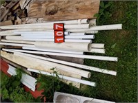 lot of pvc pipe. some new some used