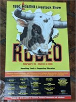 Houston Livestock Show & Rodeo Poster-1990