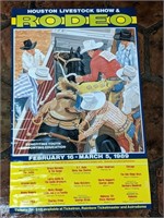Houston Livestock Show & Rodeo Poster-1989