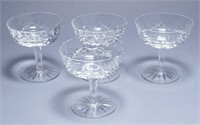 4-Waterford "Lismore" Champagne Glasses