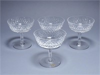 4-Waterford "Alana" Champagne Glasses