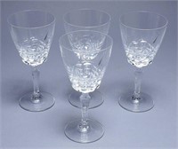 Set of 4 Clear Wine Glasses