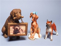 3-Dog Figurines