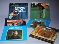 6-Vintage Willie Nelson Records